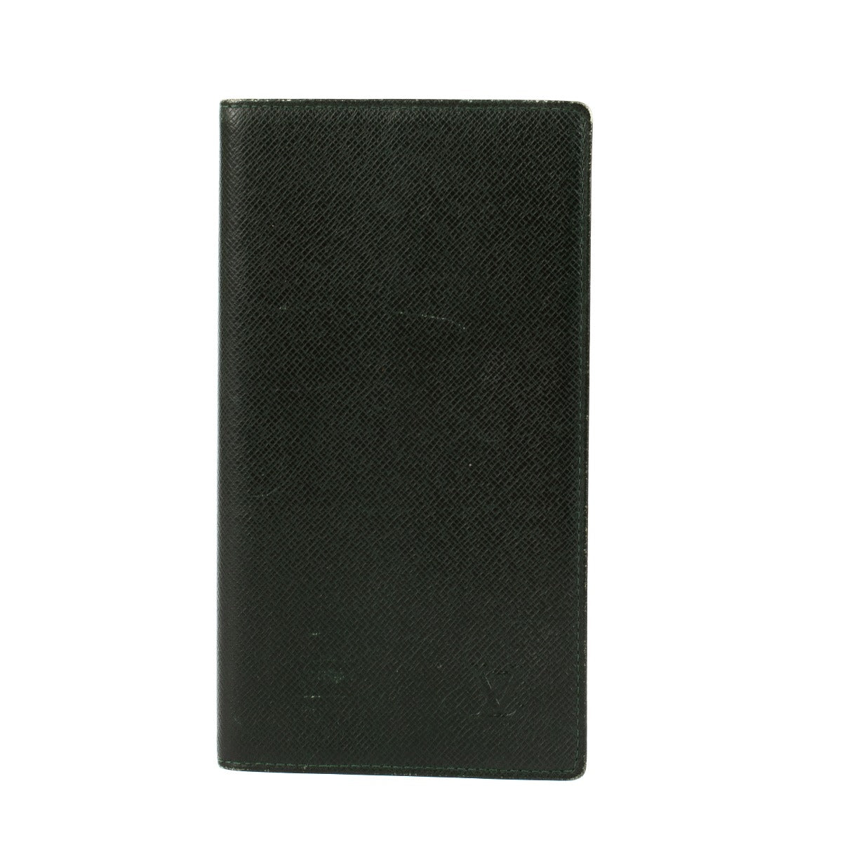 Louis Vuitton Esepia Green Taiga Leather Pocket Agenda Cover