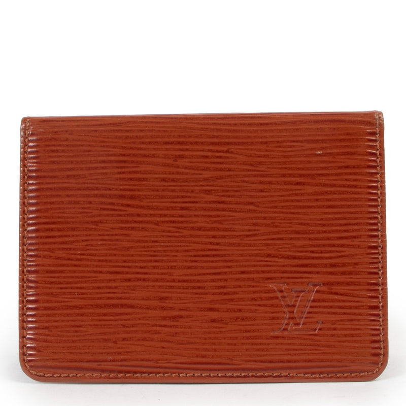 Louis Vuitton Vintage Cipango Gold Epi Card Holder
