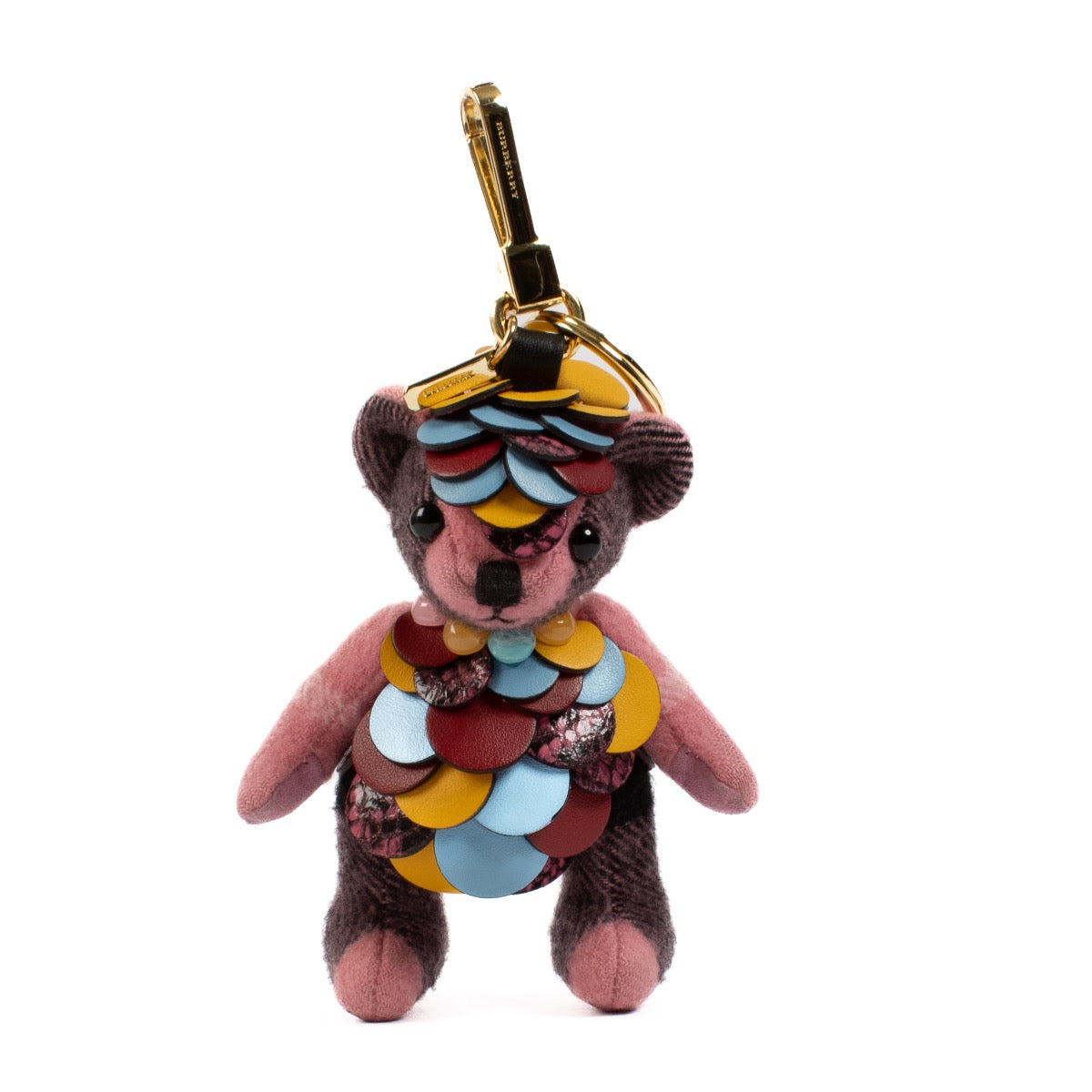 Shop safe online at Labellov in Antwerp, Brussels and Knokke this 100% authentic second hand Burberry Multicolor Teddybear Bag Charm.