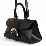 Buy an authentic second-hand Delvaux Black Calfskin East West Top Handle Bag in very good condition at Labellov in Antwerp.