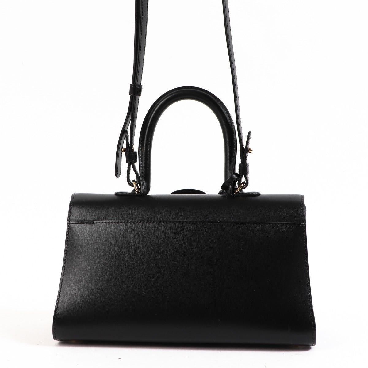 Buy an authentic second-hand Delvaux Black Calfskin East West Top Handle Bag in very good condition at Labellov in Antwerp.