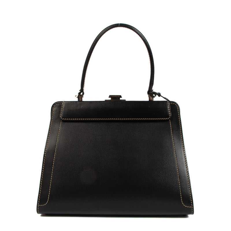 Delvaux Black Illusion Jumping Handbag