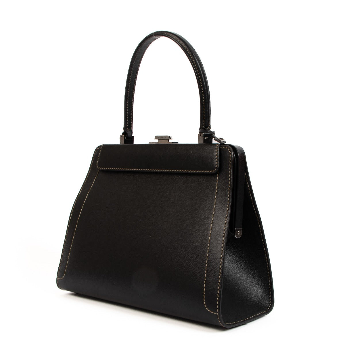 Delvaux Black Illusion Jumping Handbag