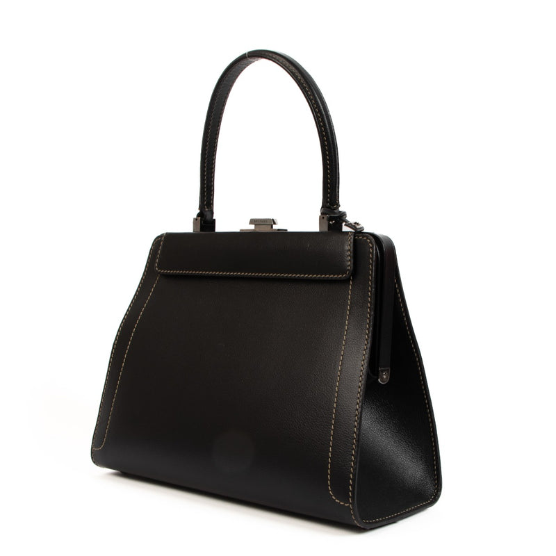 Delvaux Black Illusion Jumping Handbag