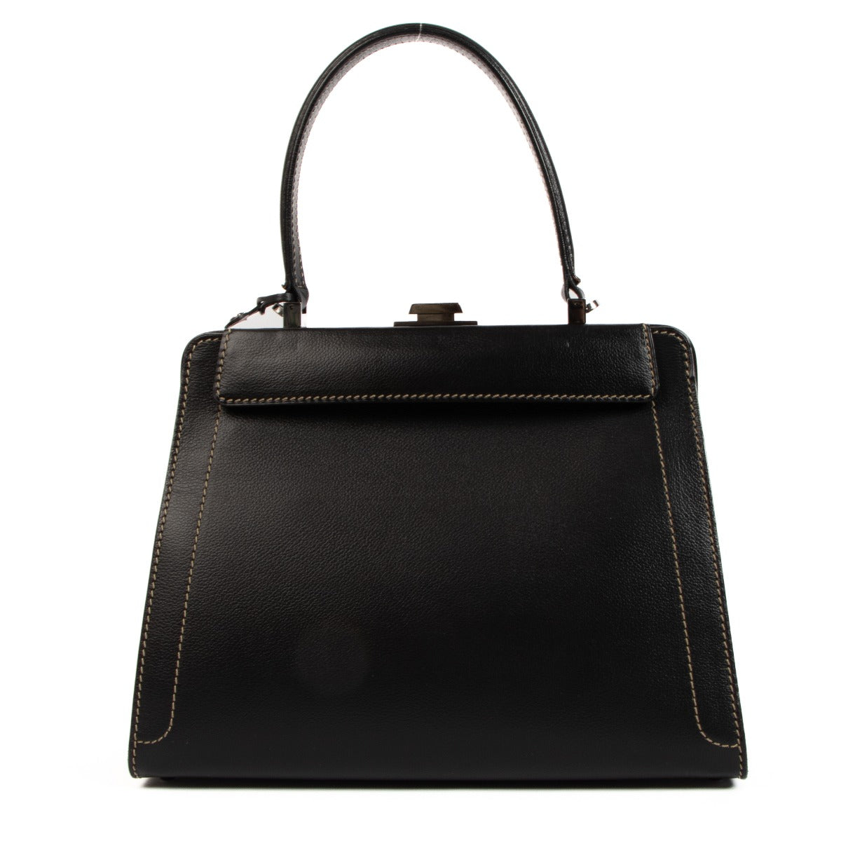 Delvaux Black Illusion Jumping Handbag