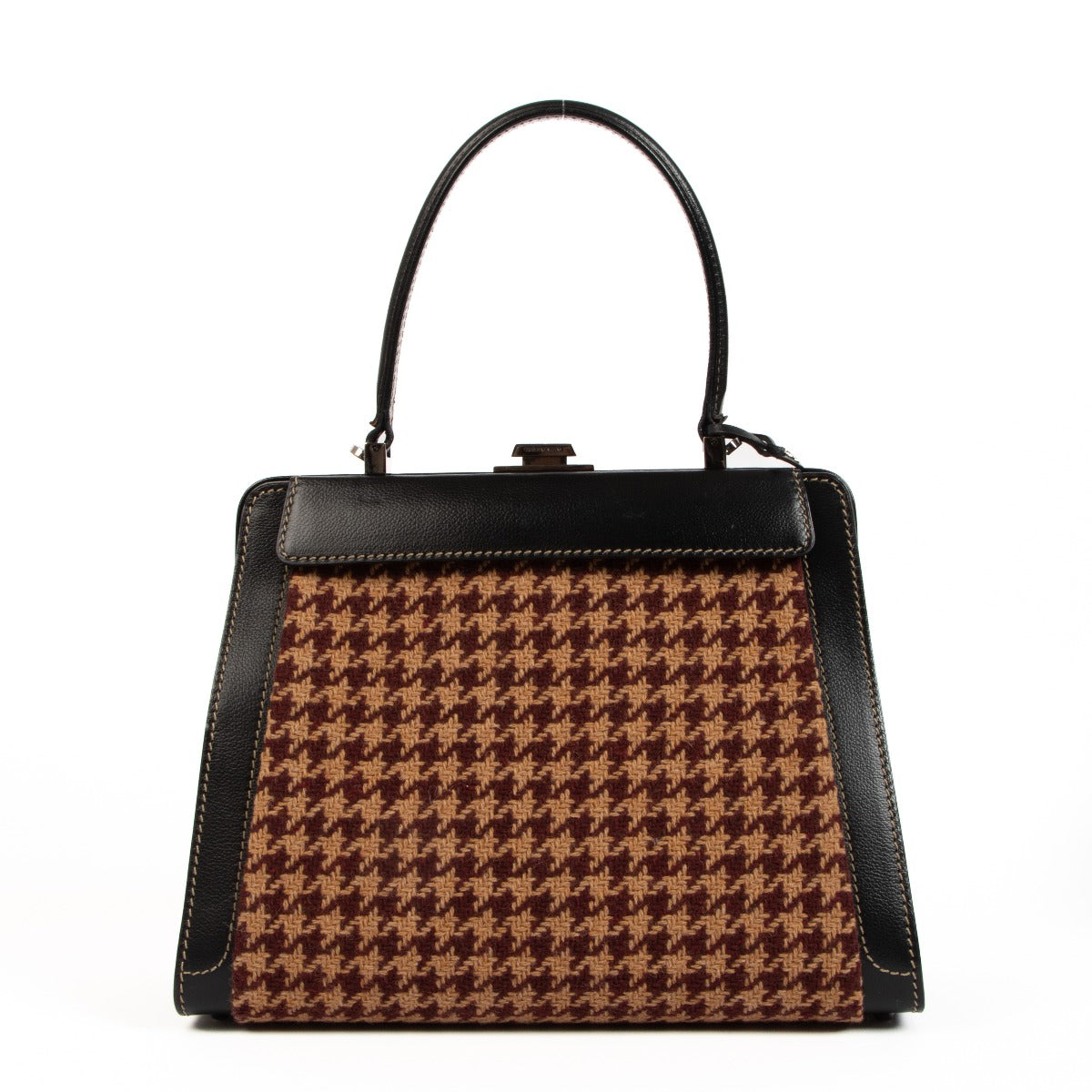 Delvaux Black Illusion Jumping Handbag
