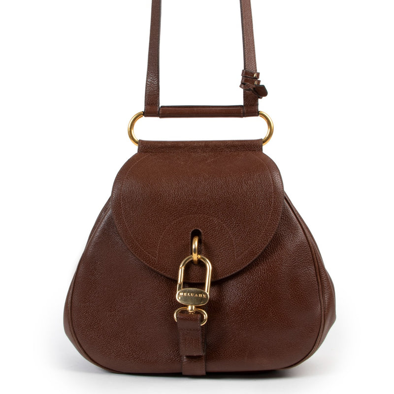 Buy a 100% authentic second hand Delvaux Brown Cerceau Bag at Labellov
