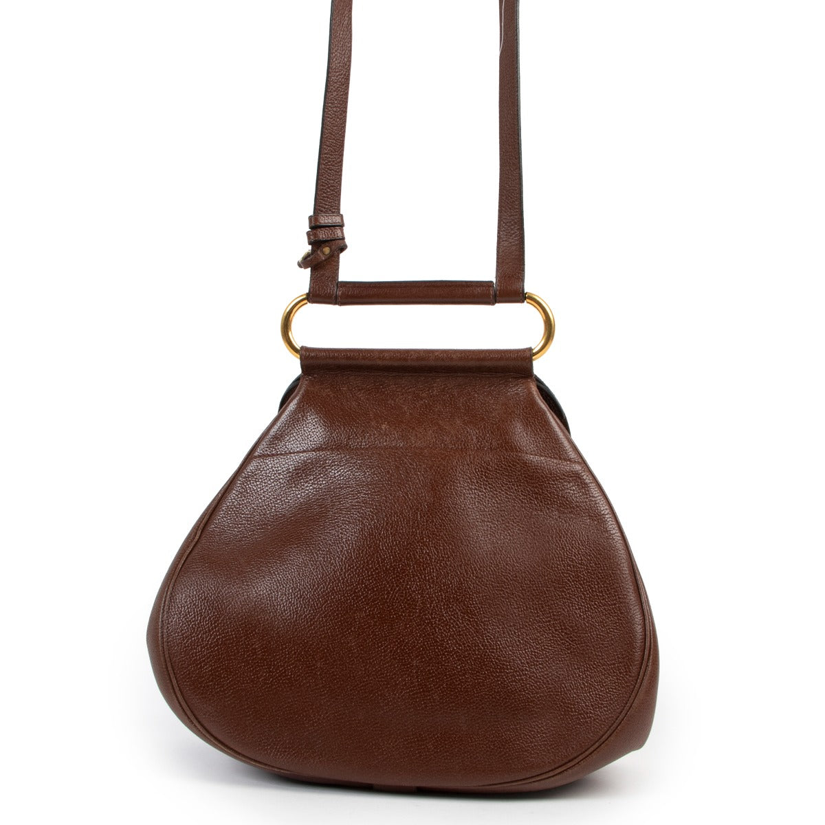 Buy a 100% authentic second hand Delvaux Brown Cerceau Bag at Labellov