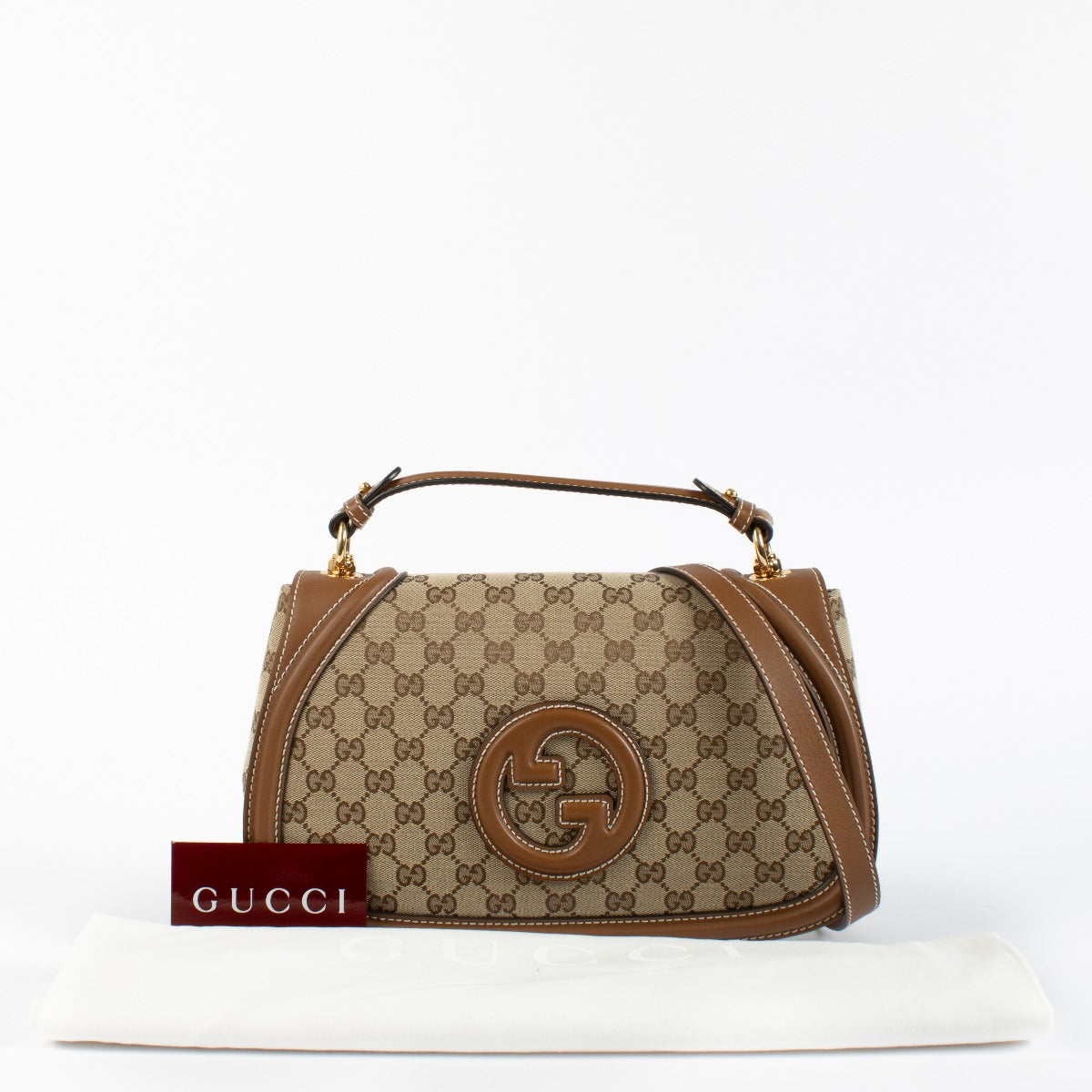 Gucci GG Canvas Medium Blondie tas