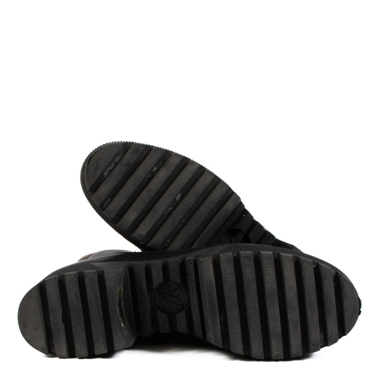 Louis Vuitton x Grace Coddington Laureate Platform Desert Boots - Size 40