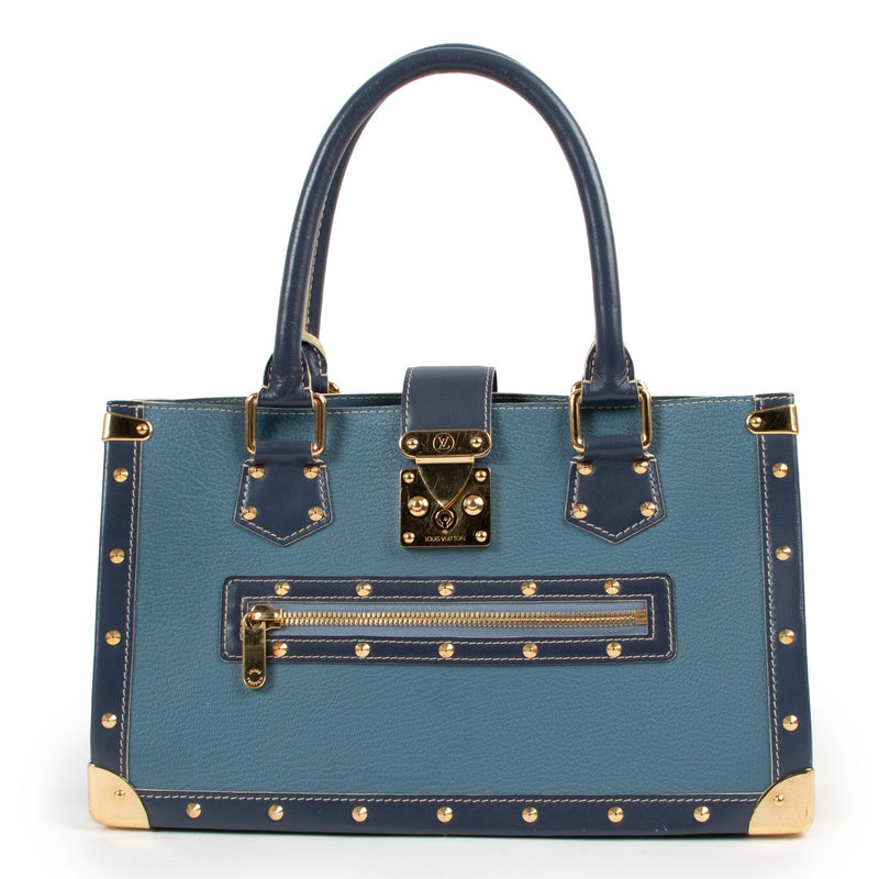 shop online authentic second hand designer Louis Vuitton Blue Suhali Le Fabuleux Handbag at Labellov