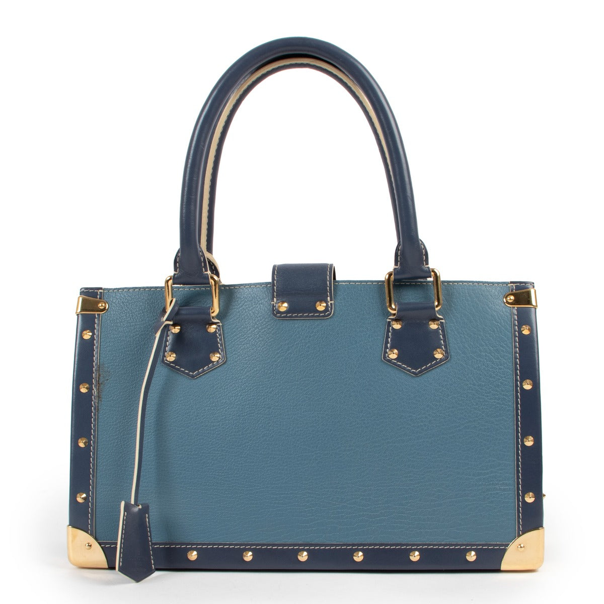 shop online authentic second hand designer Louis Vuitton Blue Suhali Le Fabuleux Handbag at Labellov