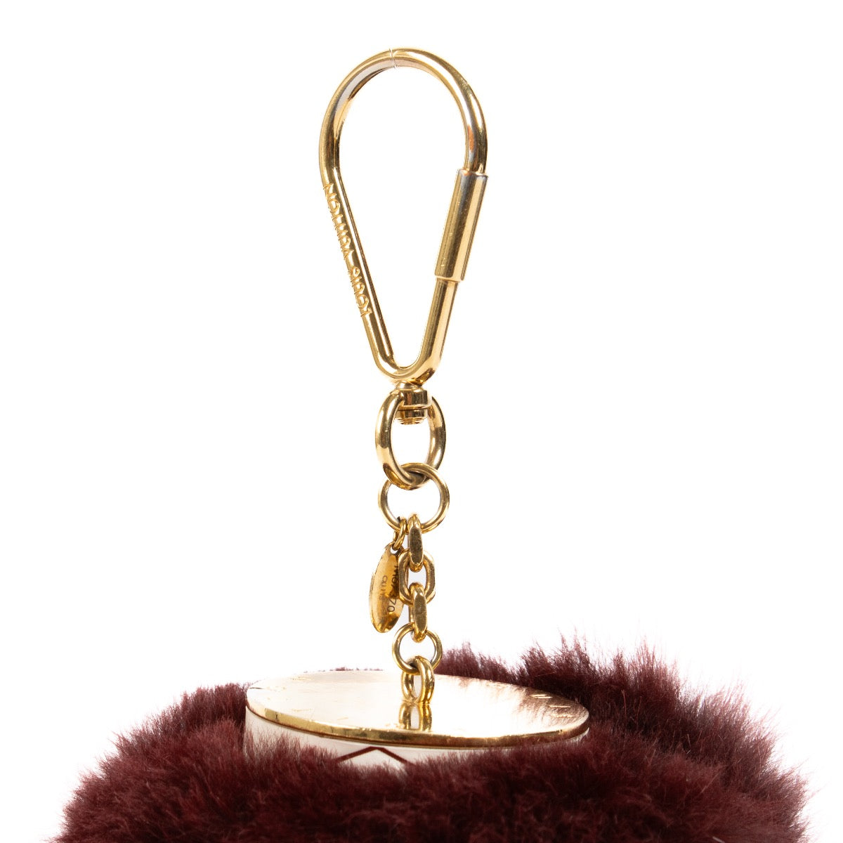 Shop safe online at Labellov in Antwerp, Brussel and Knokke this 100% authentic second hand Louis Vuitton Burgundy Key Chain