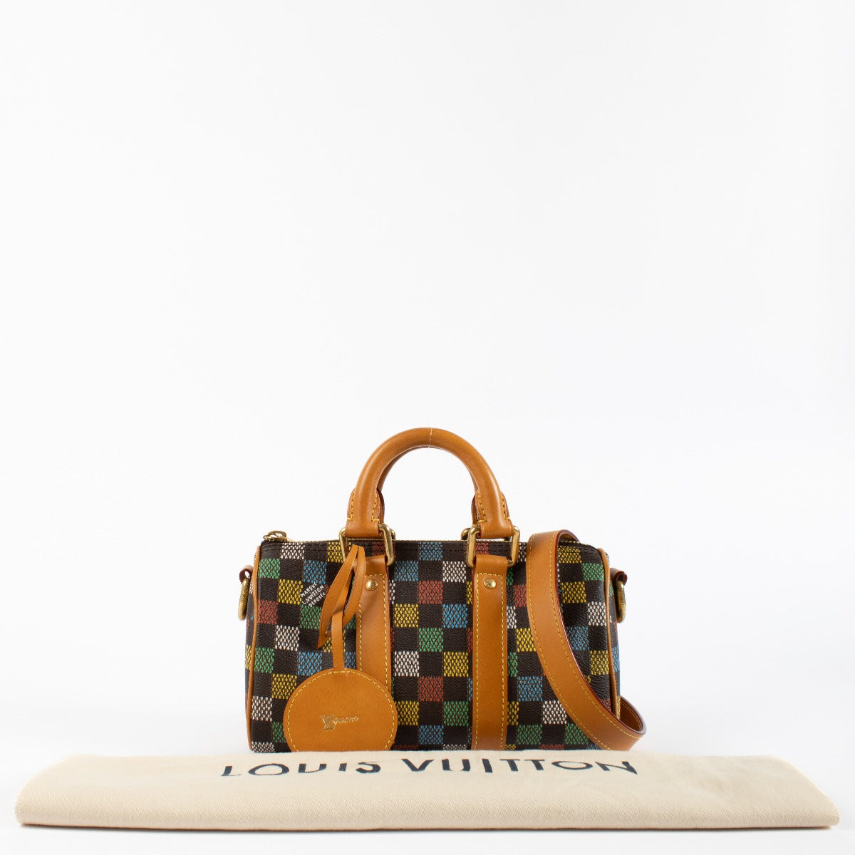 Louis Vuitton LV Vers Damier Ebene Keepall Bandoulière 25