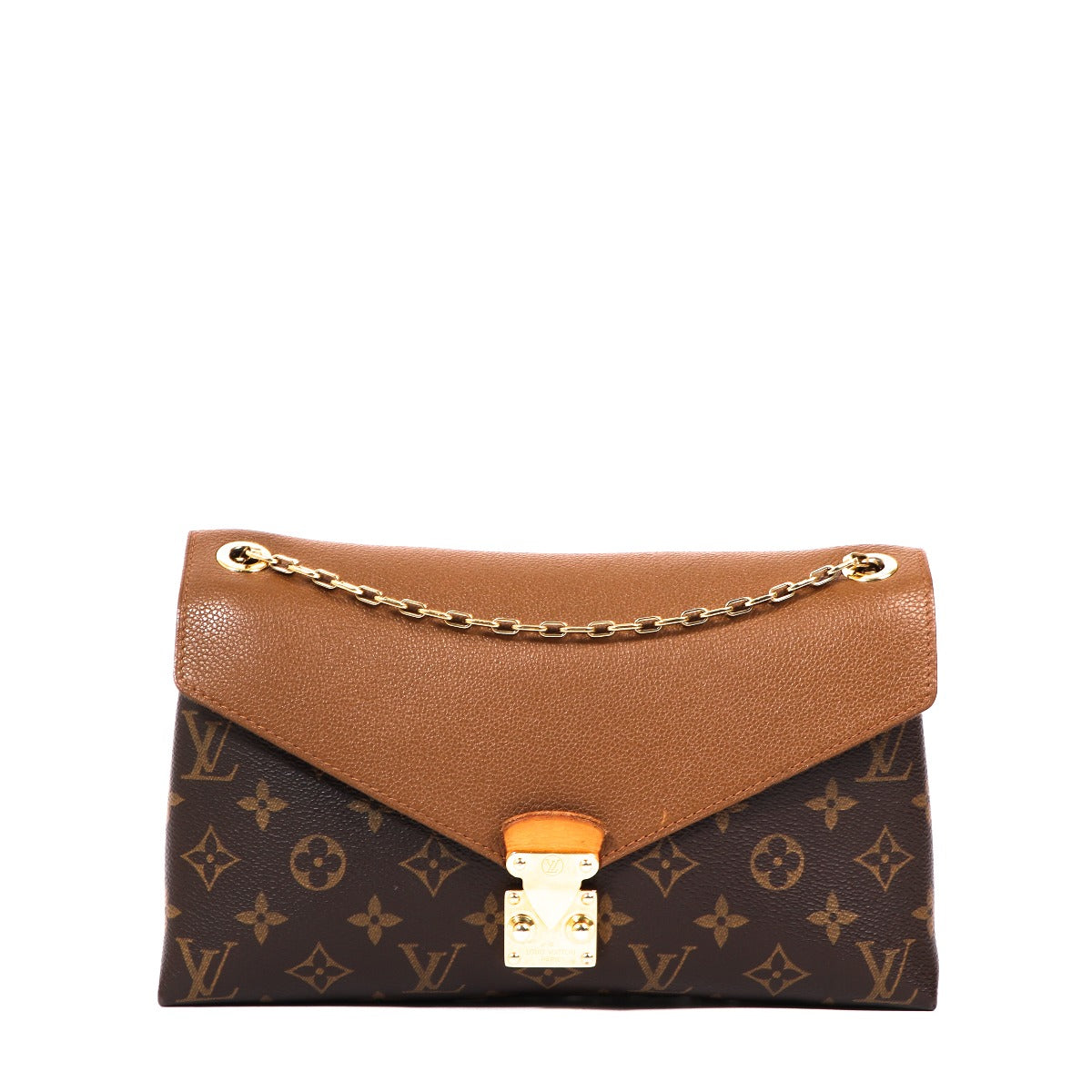 Louis Vuitton Pallas Chain Monogram Canvas Shoulder Bag