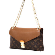 Louis Vuitton Pallas Chain Monogram Canvas Shoulder Bag