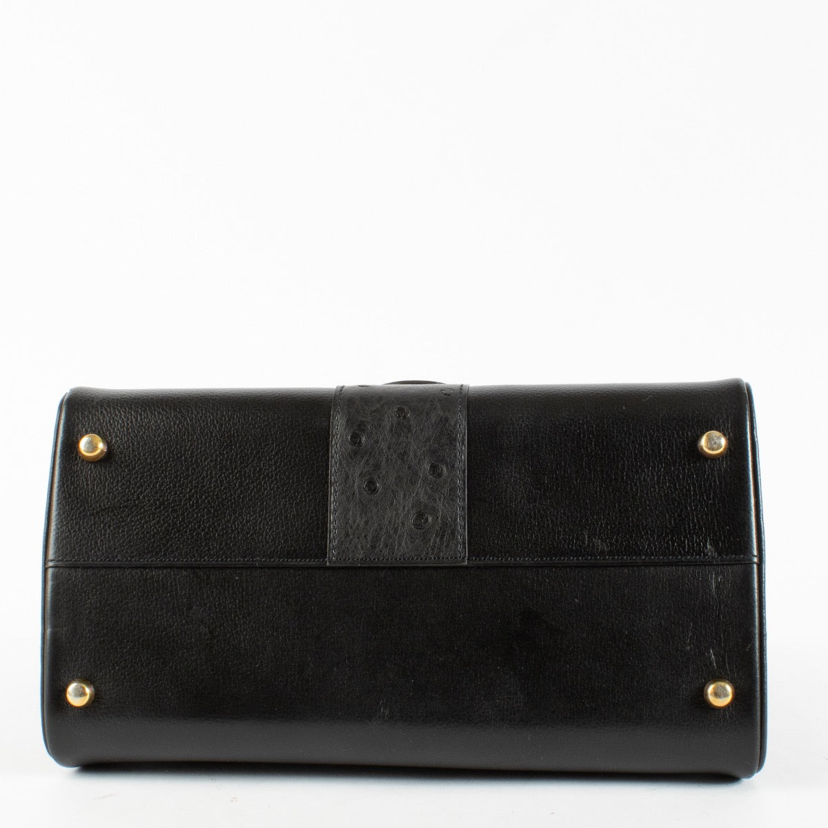 Authentic pre-loved Delvaux Black Ostrich Brillant PM on Labellov.com