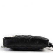 Shop safe online at Labellov in Antwerp this 100% authentic second hand Chanel Black Quilted Leather Cambon Shoulder Bag
