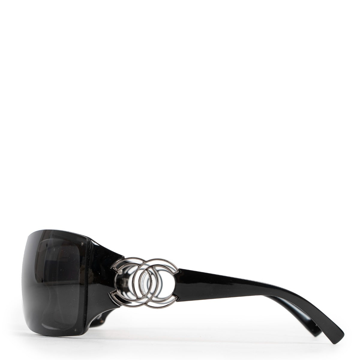 shop online authentic vintage designer Chanel 6020 Sporty CC Logo Black Sunglasses at Labellov