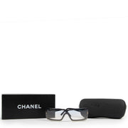 Shop authentic second hand designer vintage Chanel 5067 Black Gradient Rectangle Sunglasses at Labellov