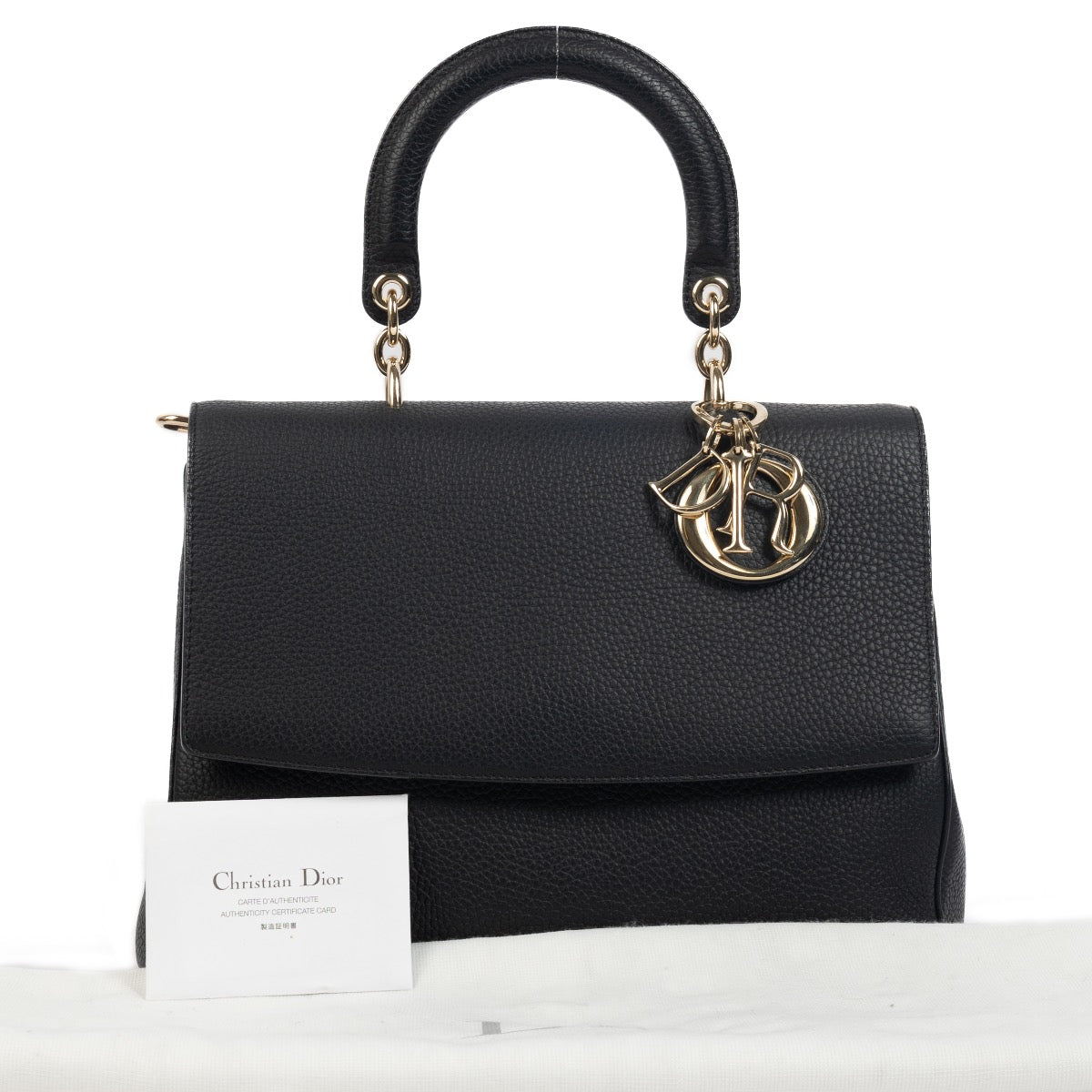 Christian Dior Be Dior Black Top Handle Bag for the best price at Labellov secondhand luxury in Antwerp.