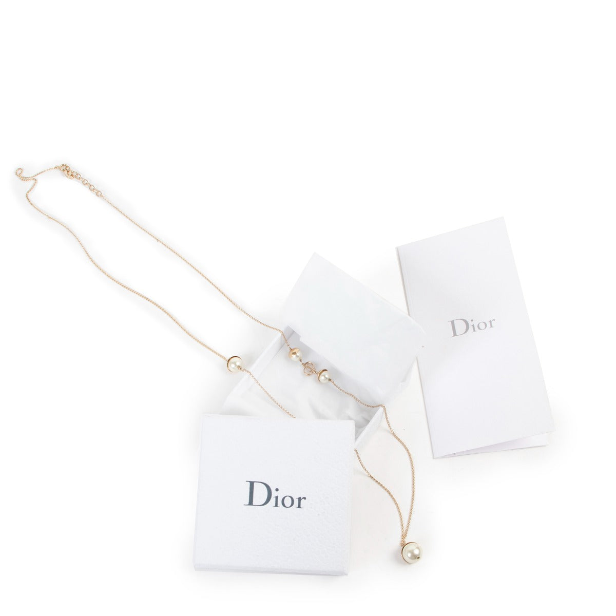 Buy an authentic second hand Christian Dior Gold Fantasy Necklace at Labellov
