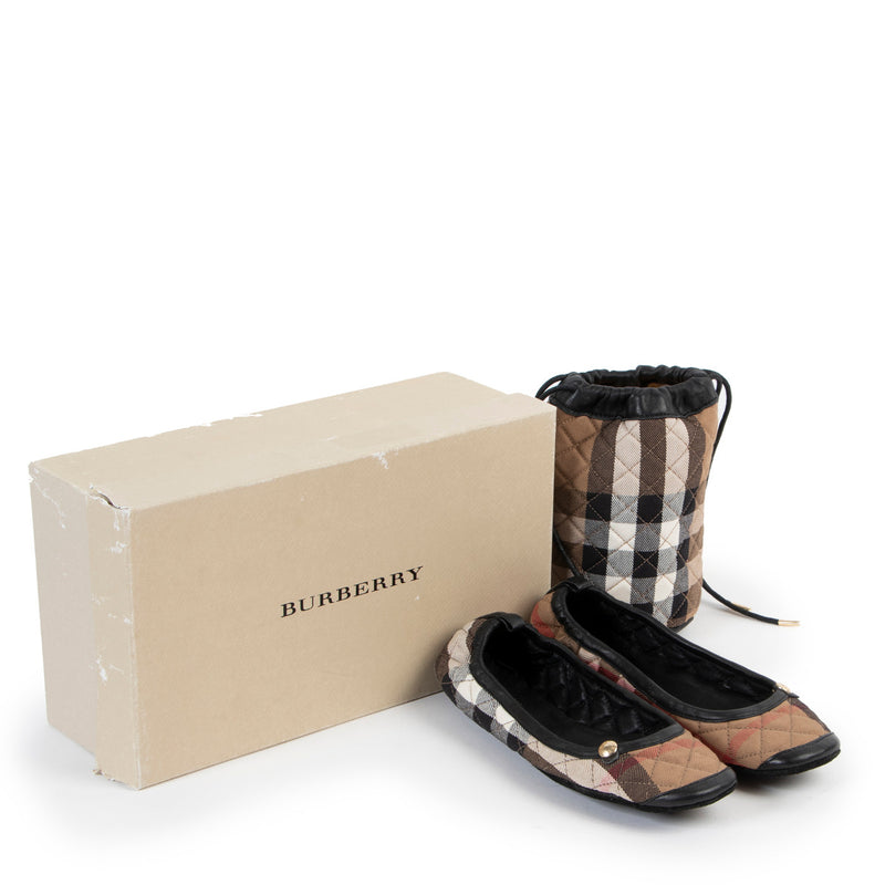 Burberry House Slipper Flats - size M