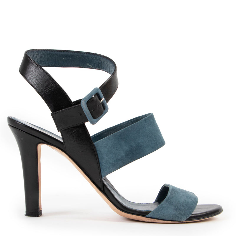 Sergio Rossi Suede and Leather Sandals - size 40 for the best price at Labellov