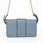 Authentic pre-loved Burberry Blue The Buckle Mini Crossbody Bag on Labellov.com