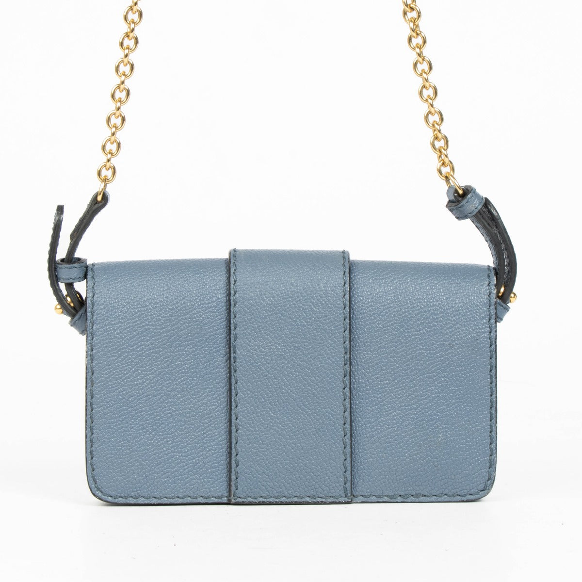 Authentic pre-loved Burberry Blue The Buckle Mini Crossbody Bag on Labellov.com