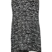 Balenciaga Fall 2019 Velvet Wave Curved Knit A-line Skirt