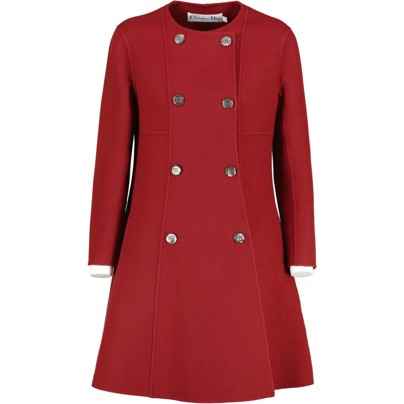 Christian Dior Bourgondische Jas - Maat 36