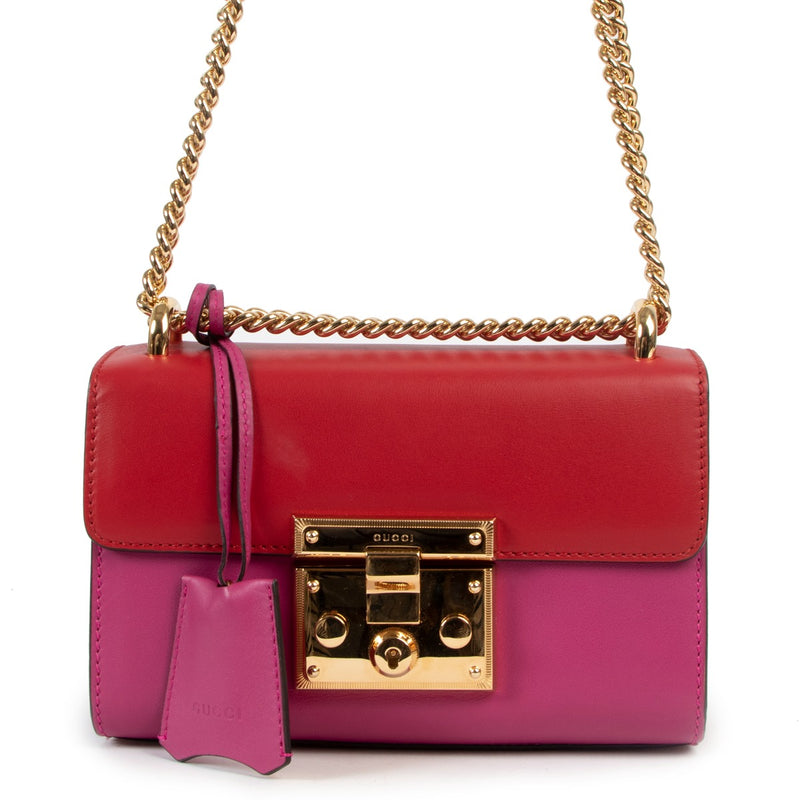 Gucci Padlock Small Bi-colour Leather Shoulder Bag