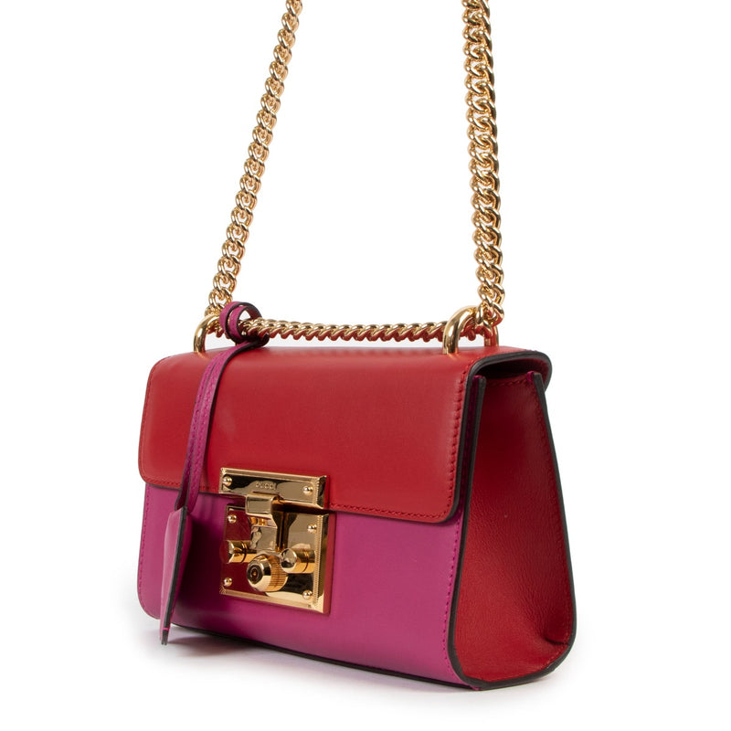 Gucci Padlock Small Bi-colour Leather Shoulder Bag