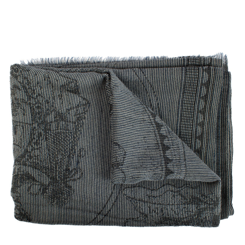 Authentic second hand Louis Vuitton Grey Shawl Scarf on Labellov.com