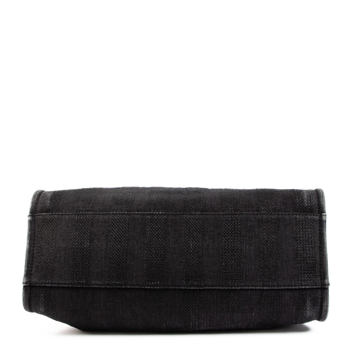 Sac cabas grand modèle Chanel Deauville en fibres mélangées noir