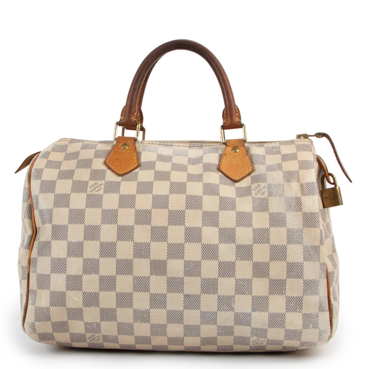 Louis Vuitton Speedy 30 Toile Damier Azur Anse Supérieure