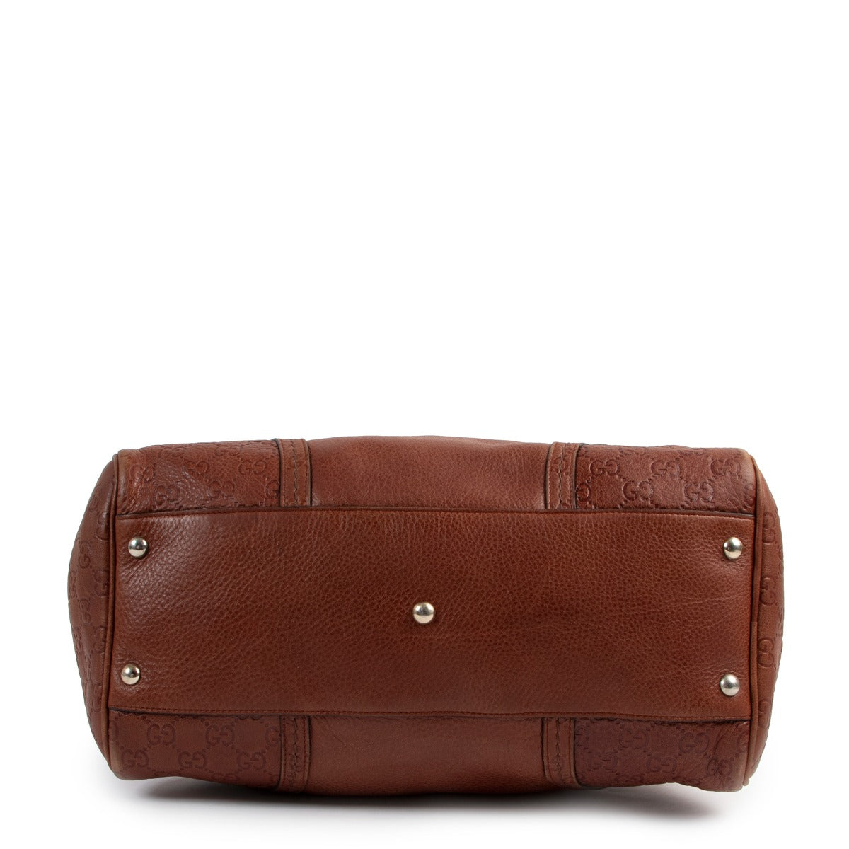 Gucci Brown Guccissima Signoria Large Dome Bag