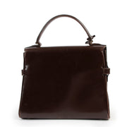 Shop authentic second hand luxury designer vintage Delvaux Tempête MM Brown Handbag at Labellov