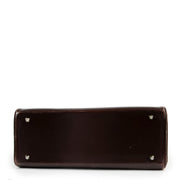 Shop authentic second hand luxury designer vintage Delvaux Tempête MM Brown Handbag at Labellov