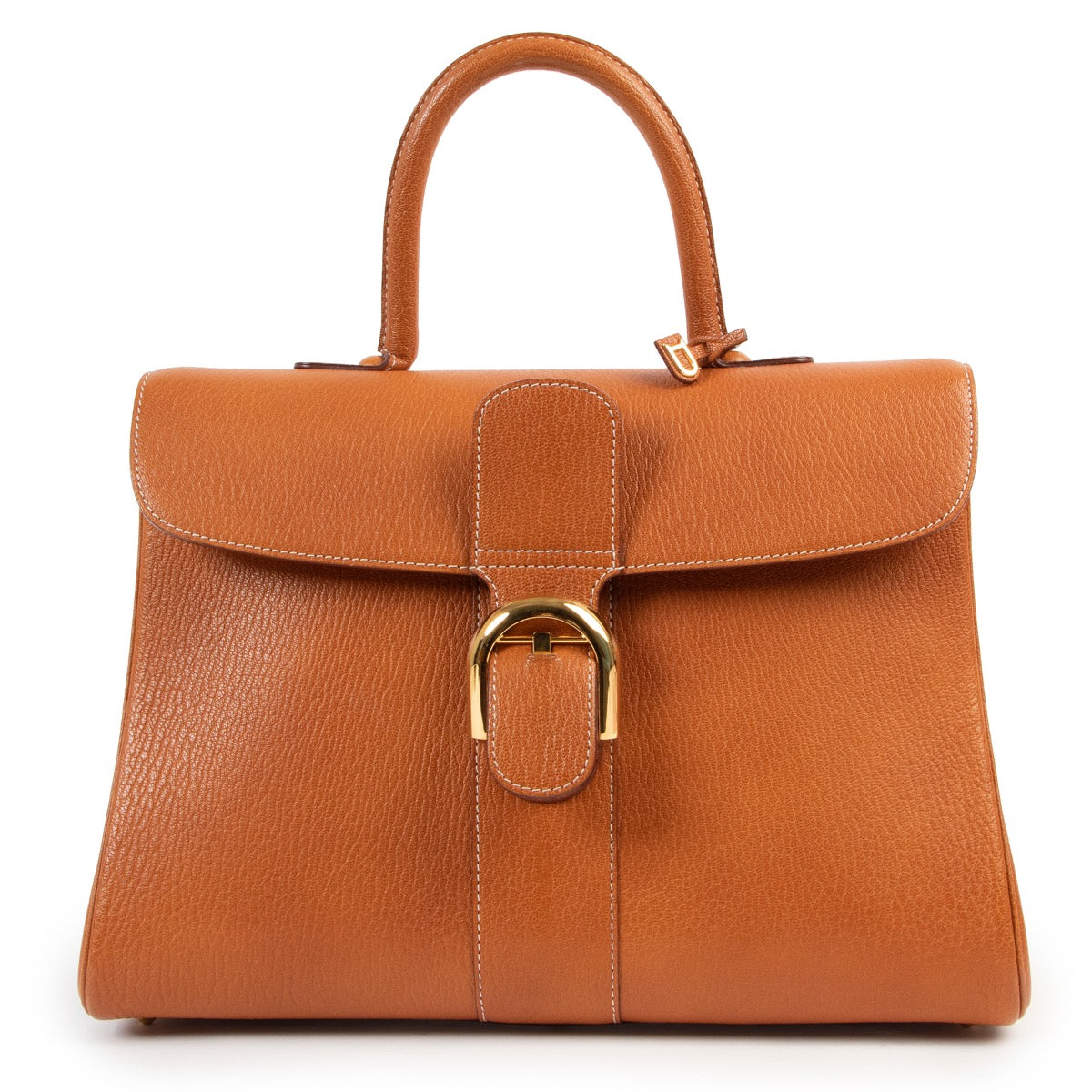 Delvaux Cognac Brillant MM shop safe online