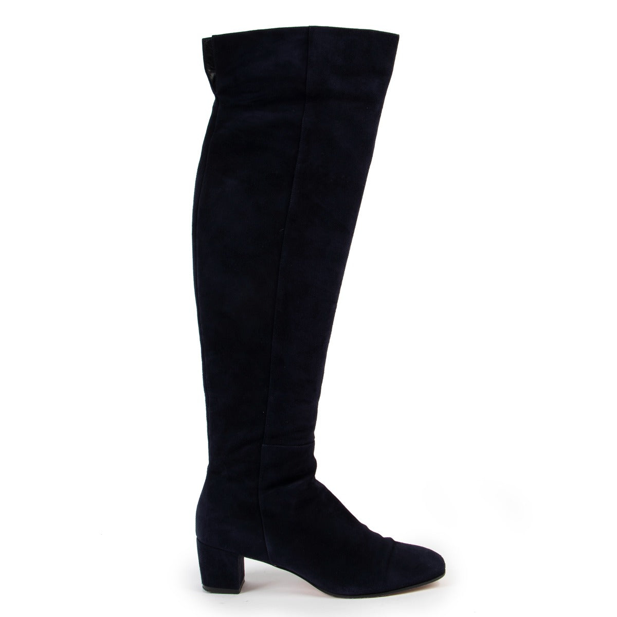Shop safe online Gianvito boots in very good condition, Shop online 100% authentic Gianvito Rossi dark blue boots, Preloved Gianvito Rossi dark blue boots in very good condition.