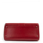 Shop authentic vintage second hand designer Delvaux Red Brillant MM Jumping Shoulder Bag at Labellov