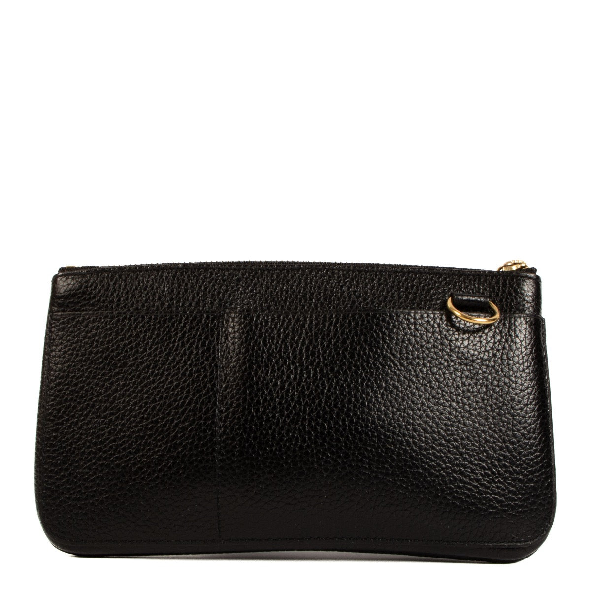 Buy real authentic Delvaux Black Leather Pouch safe online at Labellov.com or in Brussels, Antwerp and Knokke