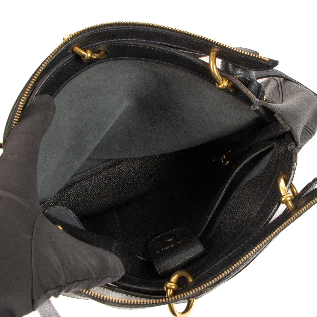Sac Delvaux Marine Blue Trotteur Mango GM