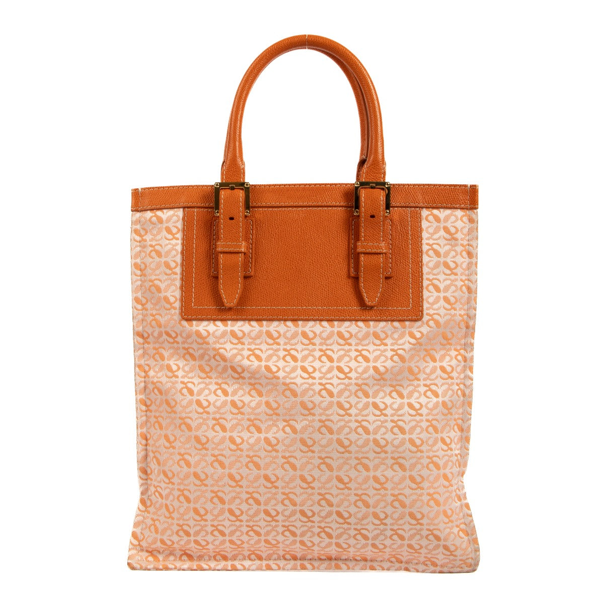 Sac cabas vintage Loewe Anagram petit modèle orange