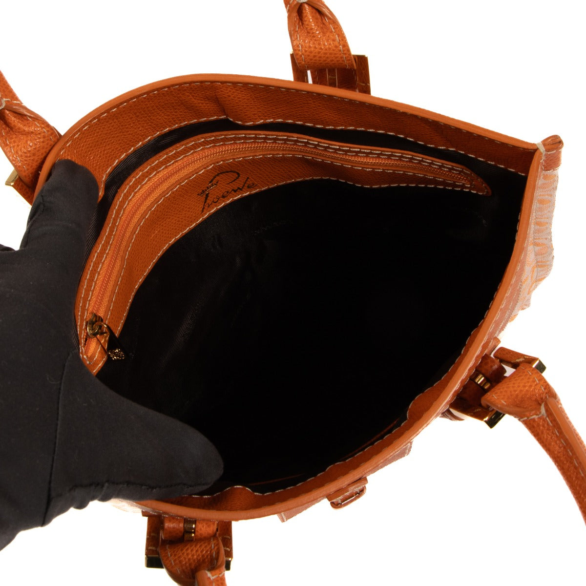 Sac cabas vintage Loewe Anagram petit modèle orange