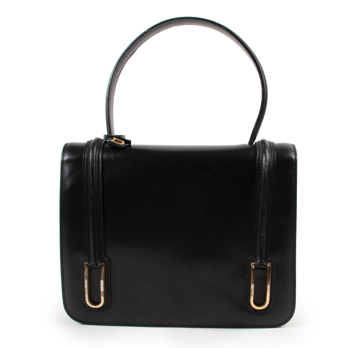 shop safe online Delvaux Black Vintage Top handle. skip the waitinglist shop safe online Delvaux Black Vintage Top handle