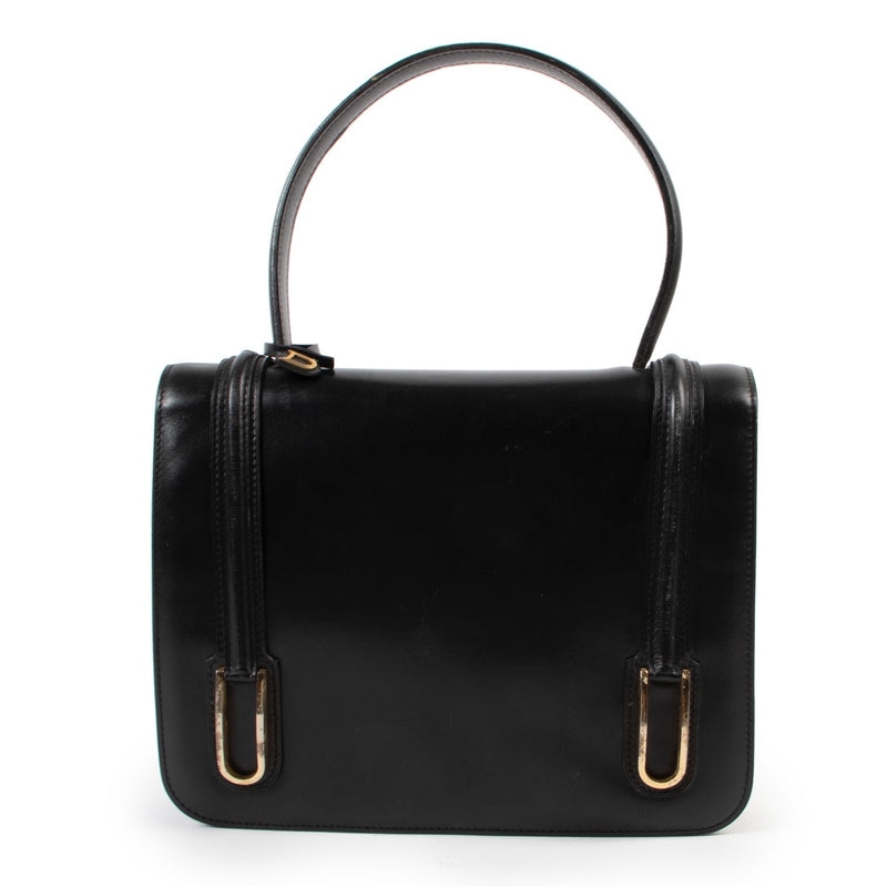 shop safe online Delvaux Black Vintage Top handle. skip the waitinglist shop safe online Delvaux Black Vintage Top handle