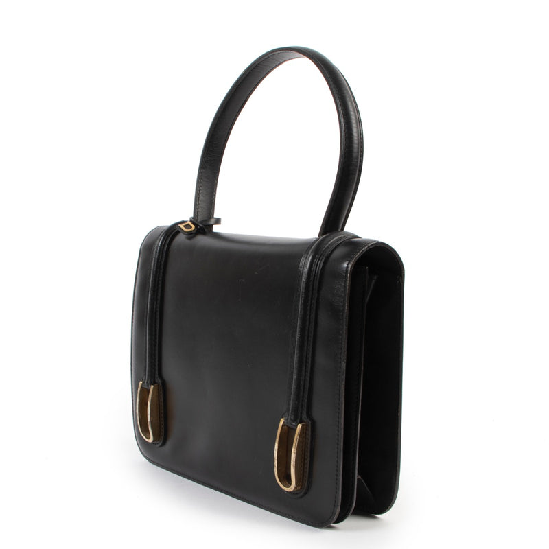 shop safe online Delvaux Black Vintage Top handle. skip the waitinglist shop safe online Delvaux Black Vintage Top handle